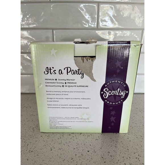Scentsy It’s A Party Topsy-turvy Birthday Cake Electric Warmer - Retired - Picture 7 of 7